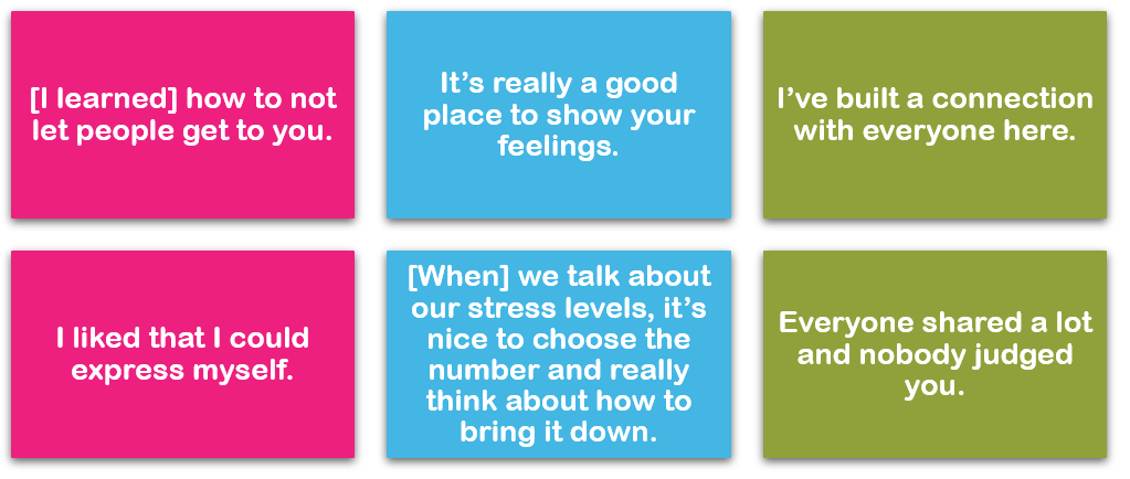 Qualitative Feedback from BRAVE Participants